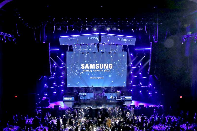 Samsung Charity Gala Raises $3 Million at Star-studded Event in The Hammerstein Ballroom